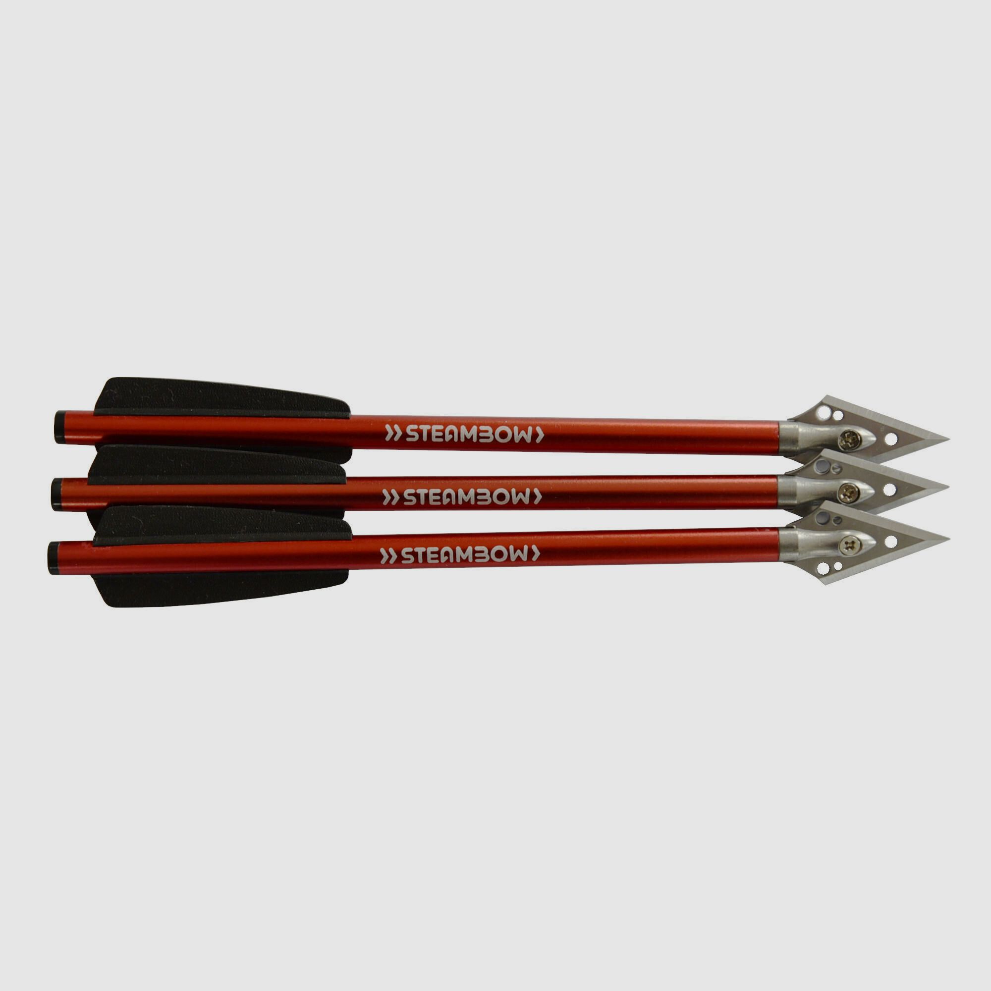 Steambow Stinger flechas de caza - Set de 3 unidades.