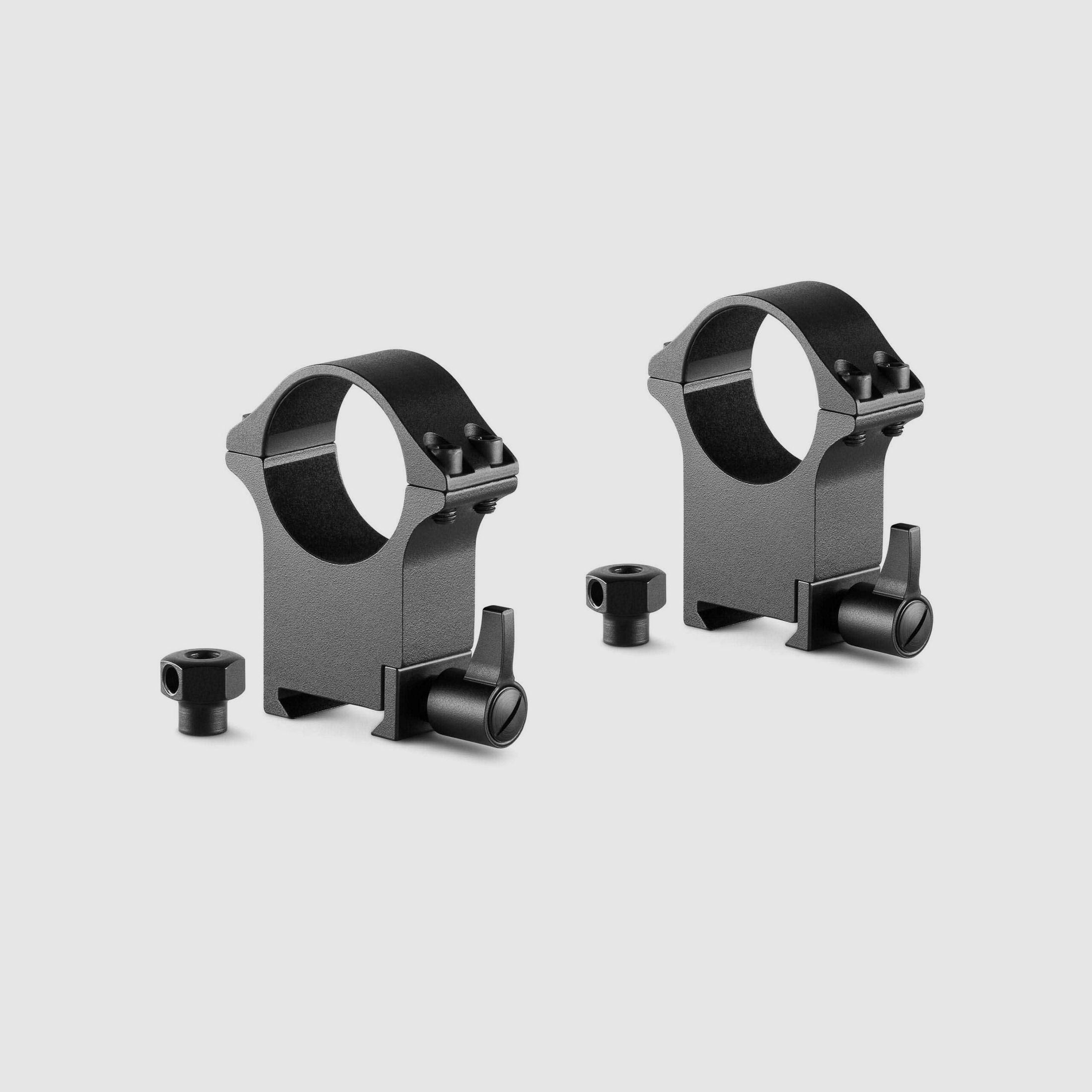 Hawke Profi Montaggio Fisso e Rapido in Acciaio Weaver 30mm Due Pezzi Extra Alto, immagine 1 di 2