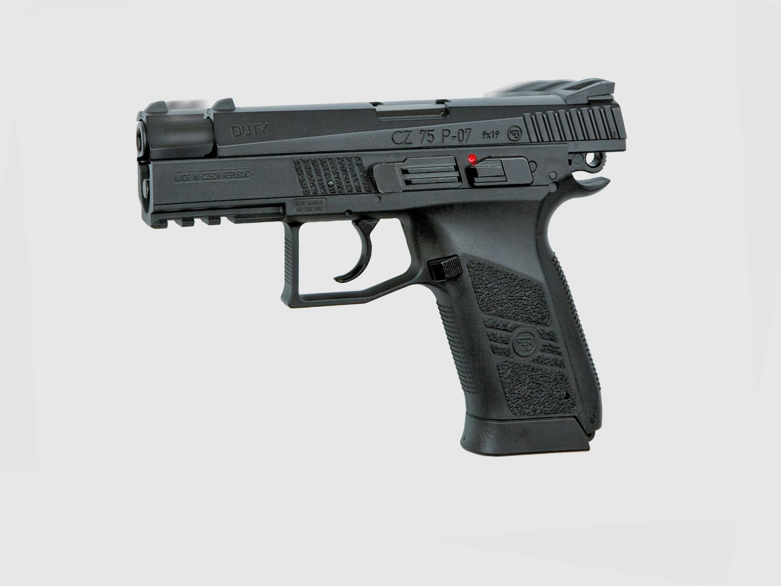 CZ 75 P-07 DUTY Blowback Pistool – 4,5 mm Co2 Stalen BB's