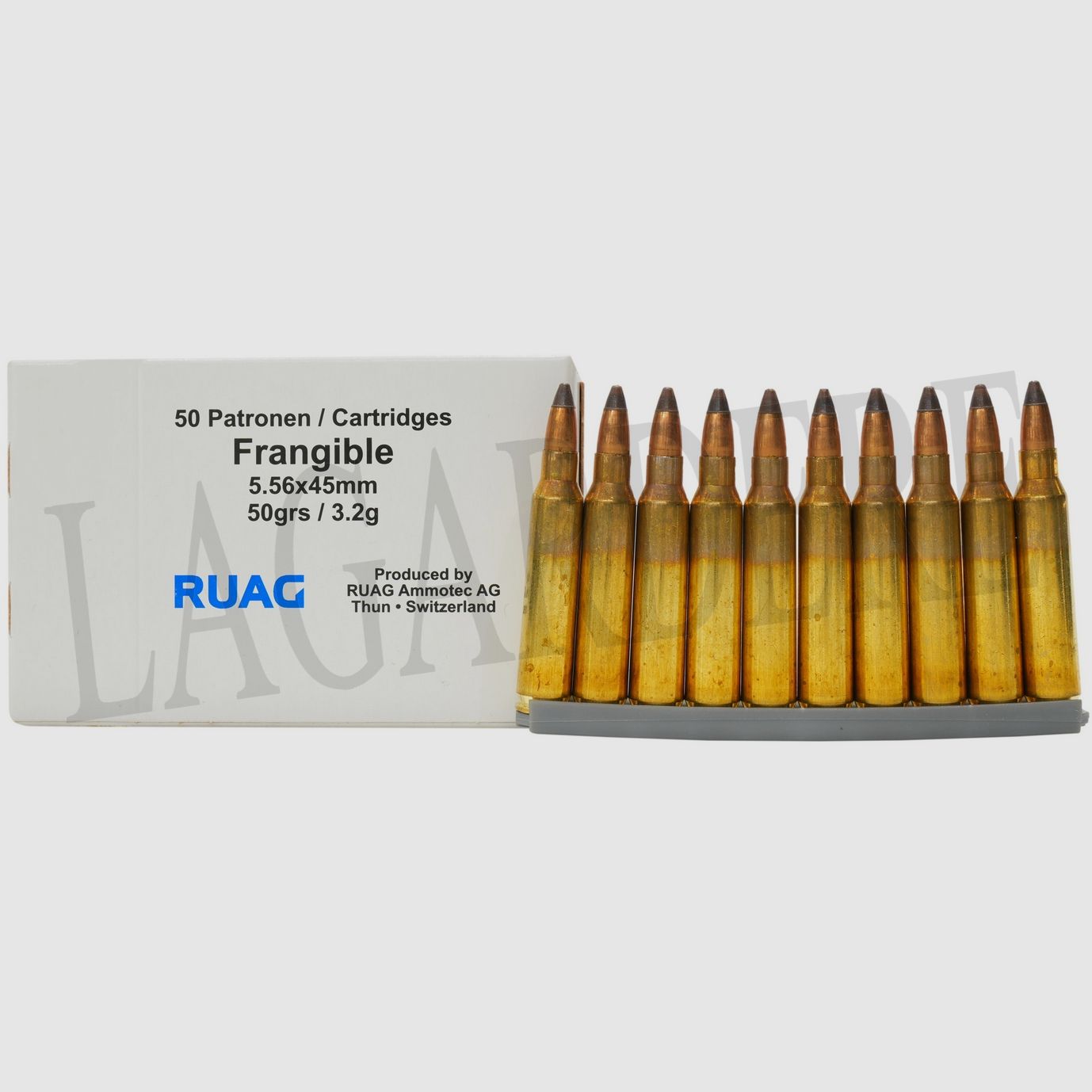 RUAG FRANGIBLE (PATRONE CON PROIETTILE)