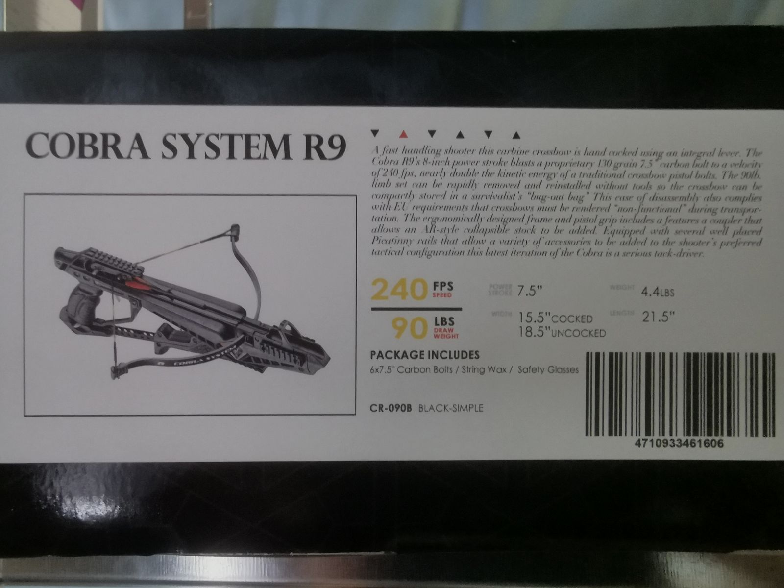 Ek Archery Cobra R9 Repetier Armbrust + Scope