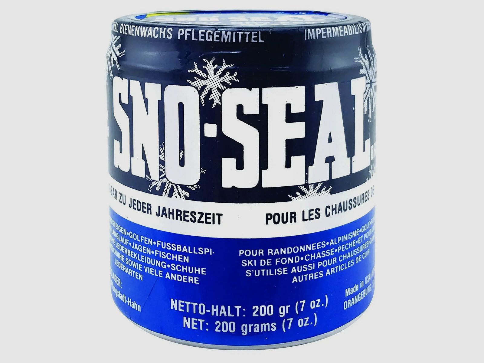 Sno-Seal Sno-Seal Leerwas Blik 200 g