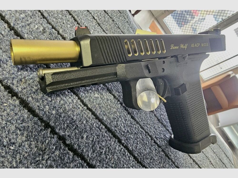 RBF Custom LWD GLOCK "LONE WOLF", 45ACP, M.O.S.