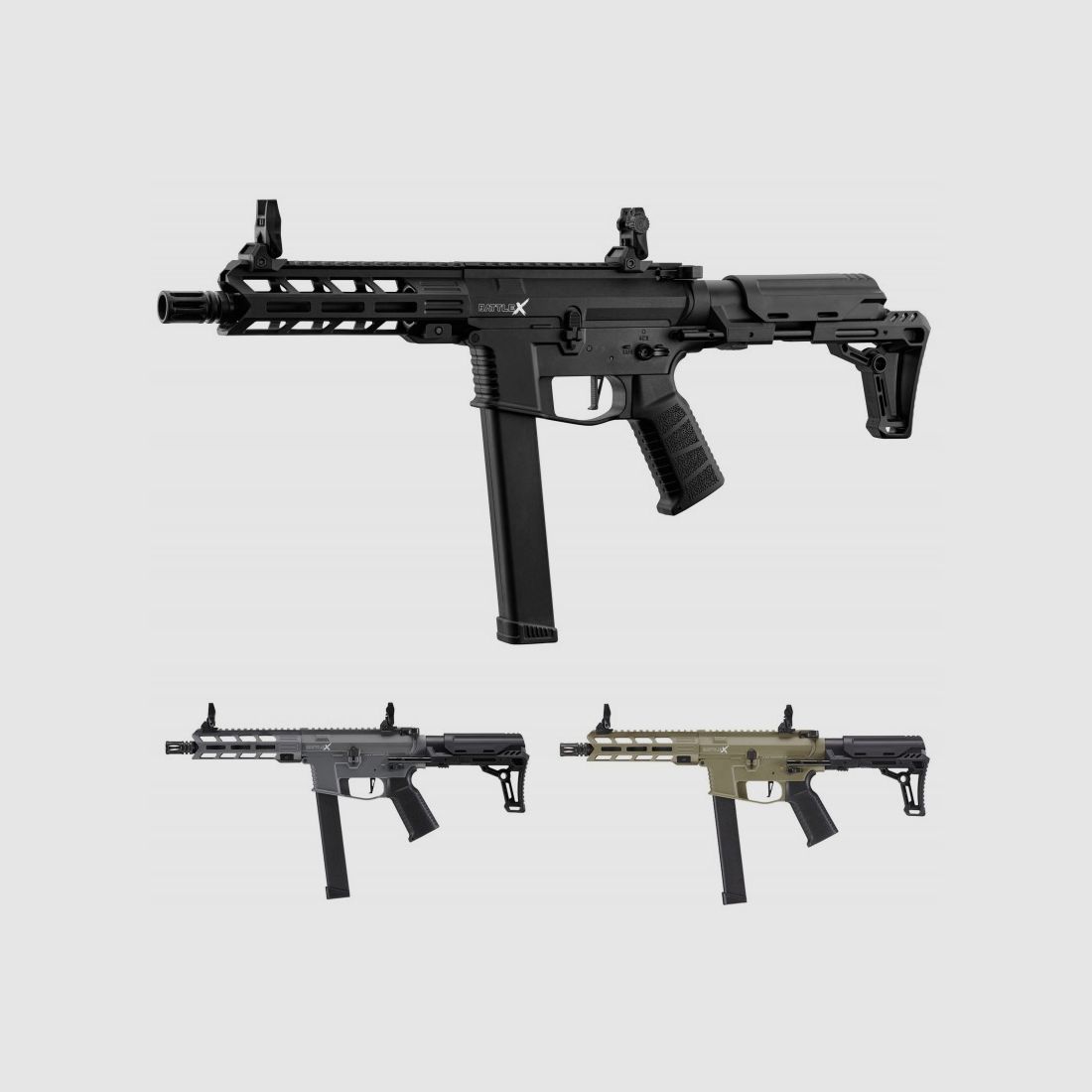 Réplica AEG LT-35 Gen2 9mm Battle X PDW 1,0J Color gris