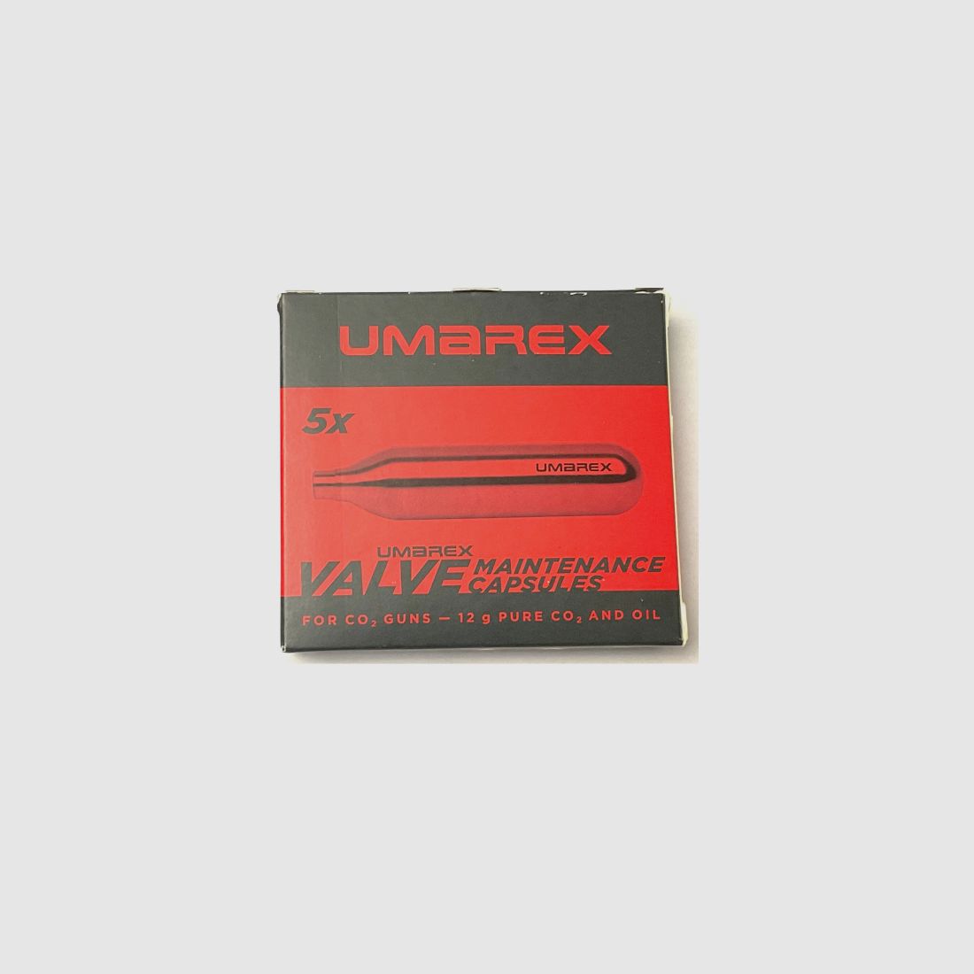Umarex – Cartouche CO2 12g Nettoyage Paquet de 5 Pièces, image 1 sur 2