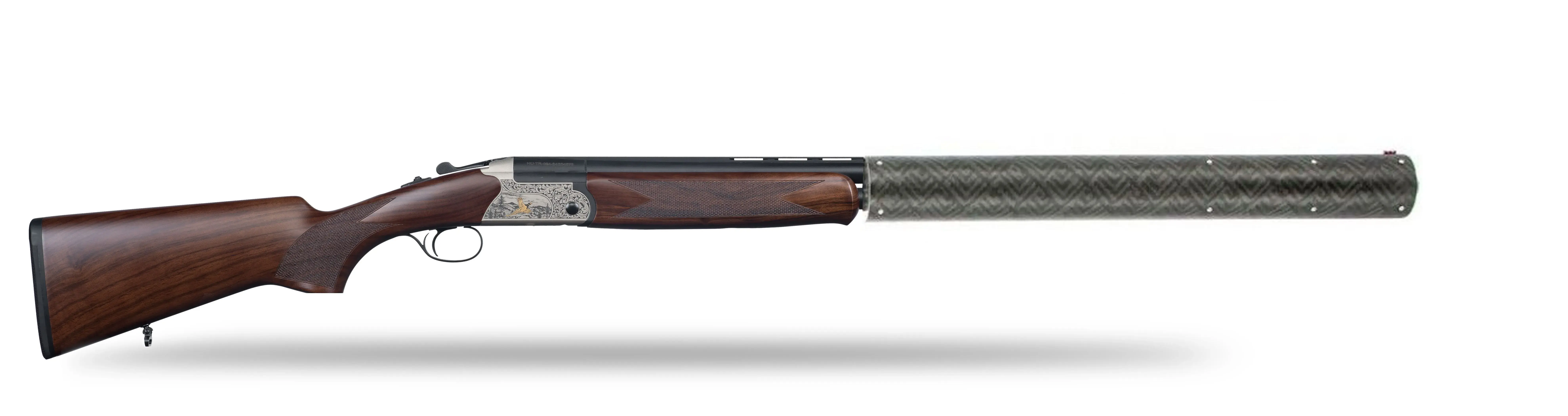Strzelba over-and-under Huglu Silence Kaliber 12, zdjęcie 2 z 4