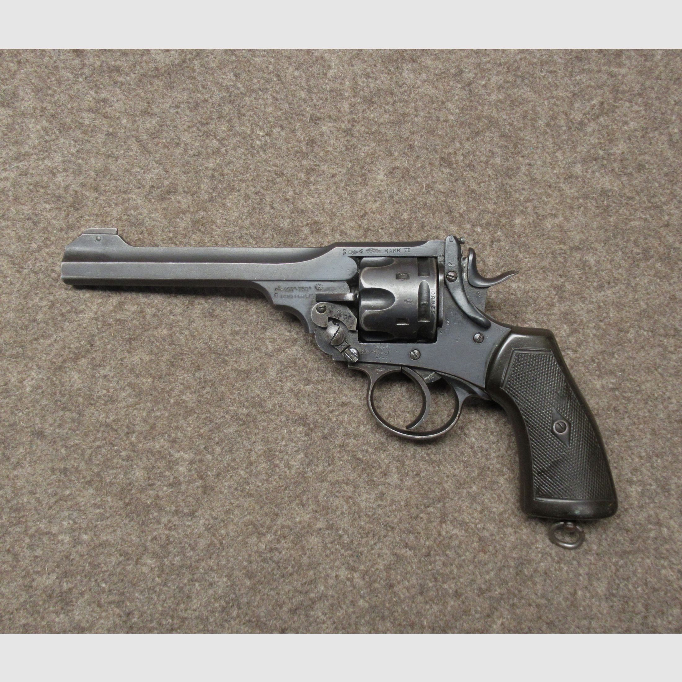 Revolver WEBLEY mod. MKVI Kal. .455 Webley, Bild 2 von 3