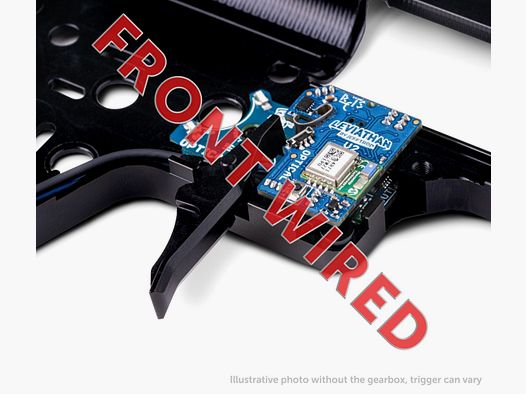 Leviathan V2 OPTICAL - to front/frontwired mit Speed CNC trigger black (AR/M4/M16)