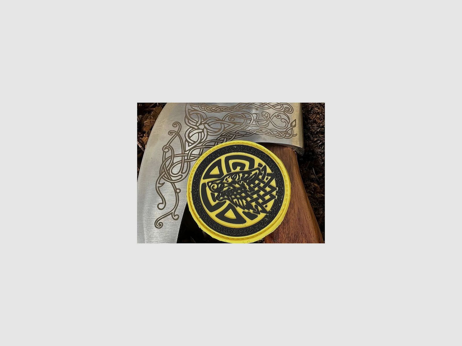 Viking Wolf 3D Rubber Patch, image 2 sur 2