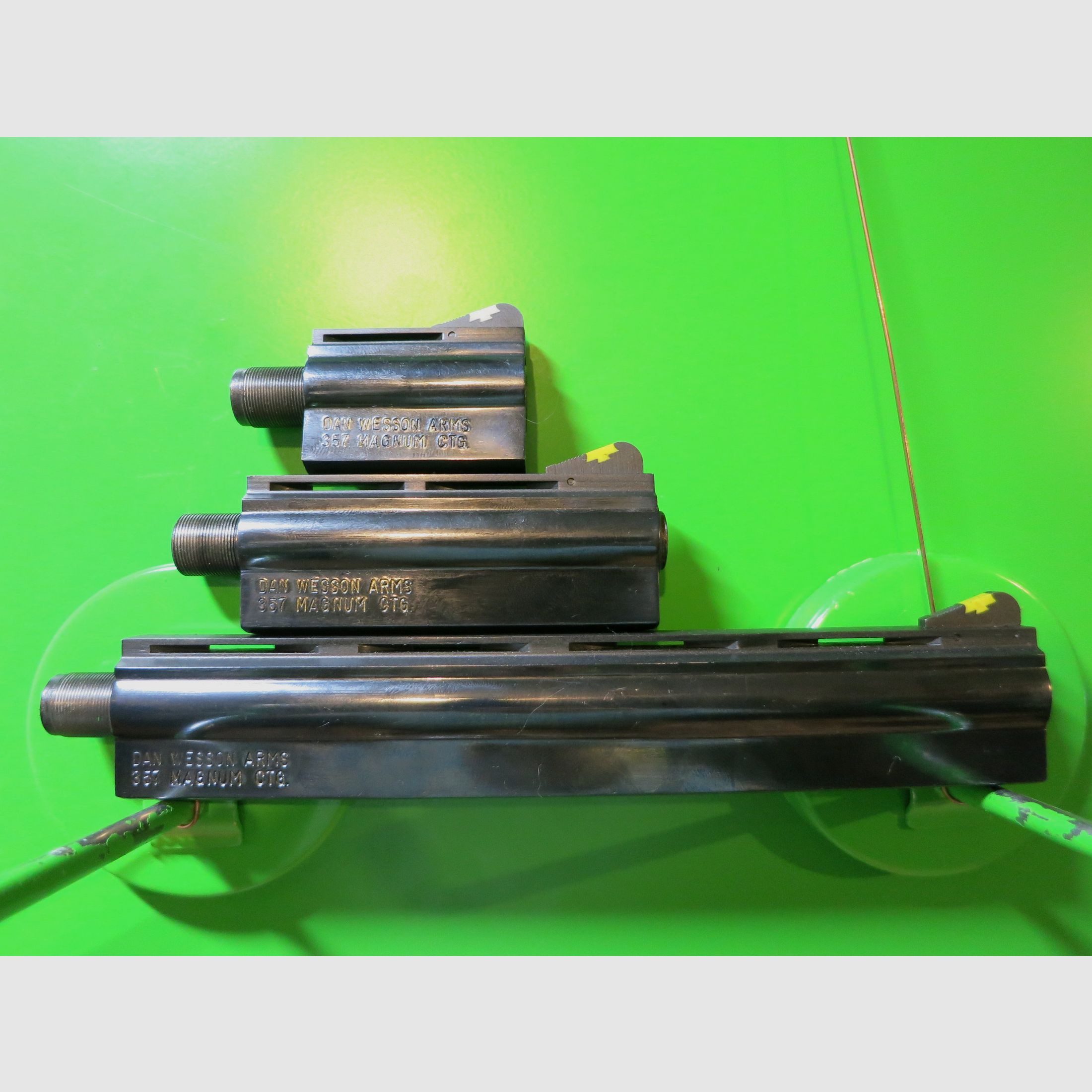  Revolver Dan Wesson Model 15 .357 Magnum, "Monson", Pistol Pak, 2,5"/4"/6"/8" Läufe   #63-