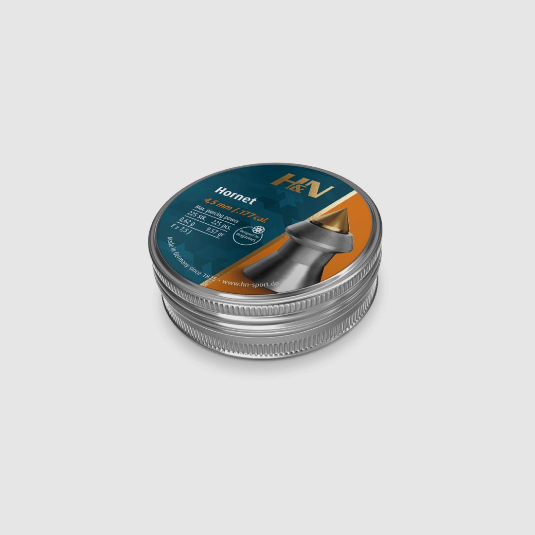 H&N HORNET -4.5MM - POINTED DIABOLOS - 225 PIECES