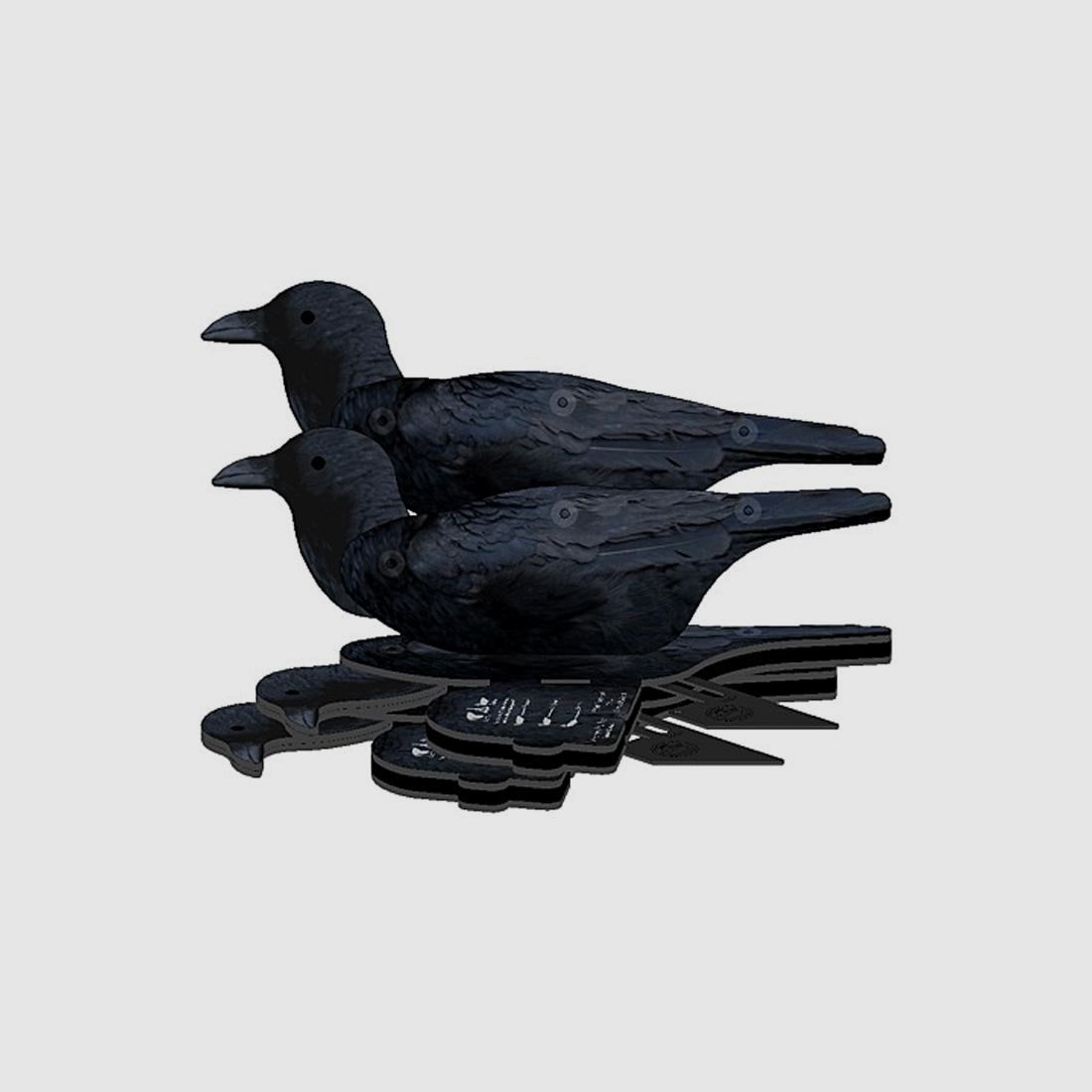 NRA FUD Lockkrähen 6er-Pack Schwarz