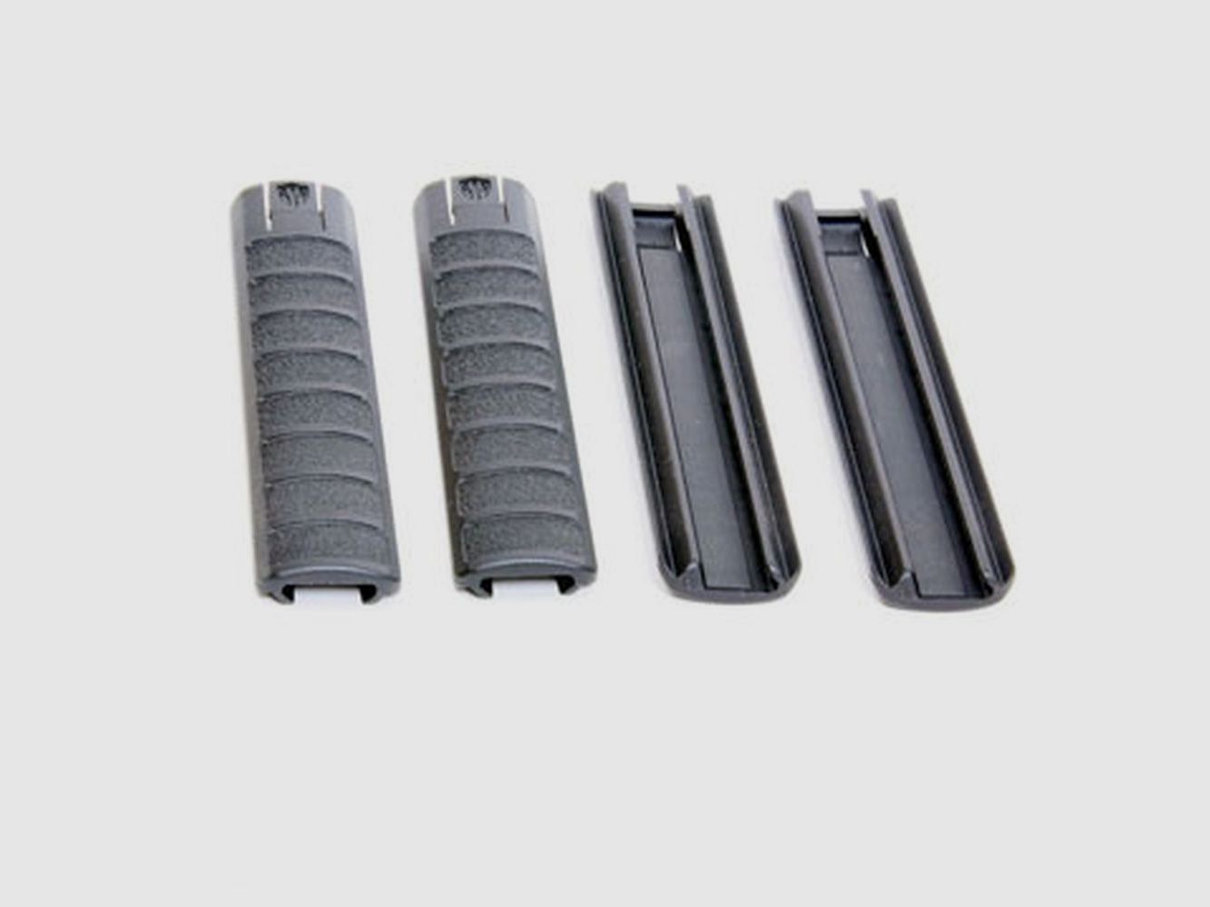Archangel Extended Rail Covers (4) Pack - Polymère Noir