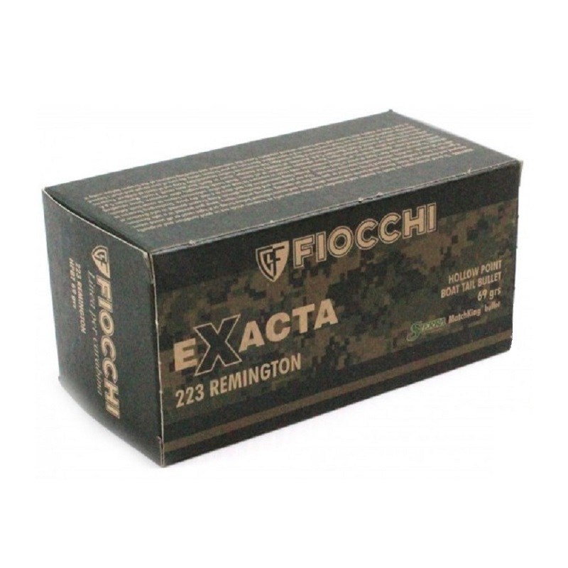 Fiocchi munitie .223 REMINGTON Exacta HPBT 69 gr