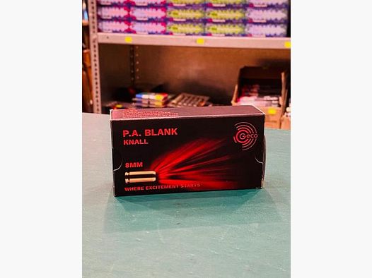 Geco plaatspatronen kal. 8 mm K. - 50 schoten