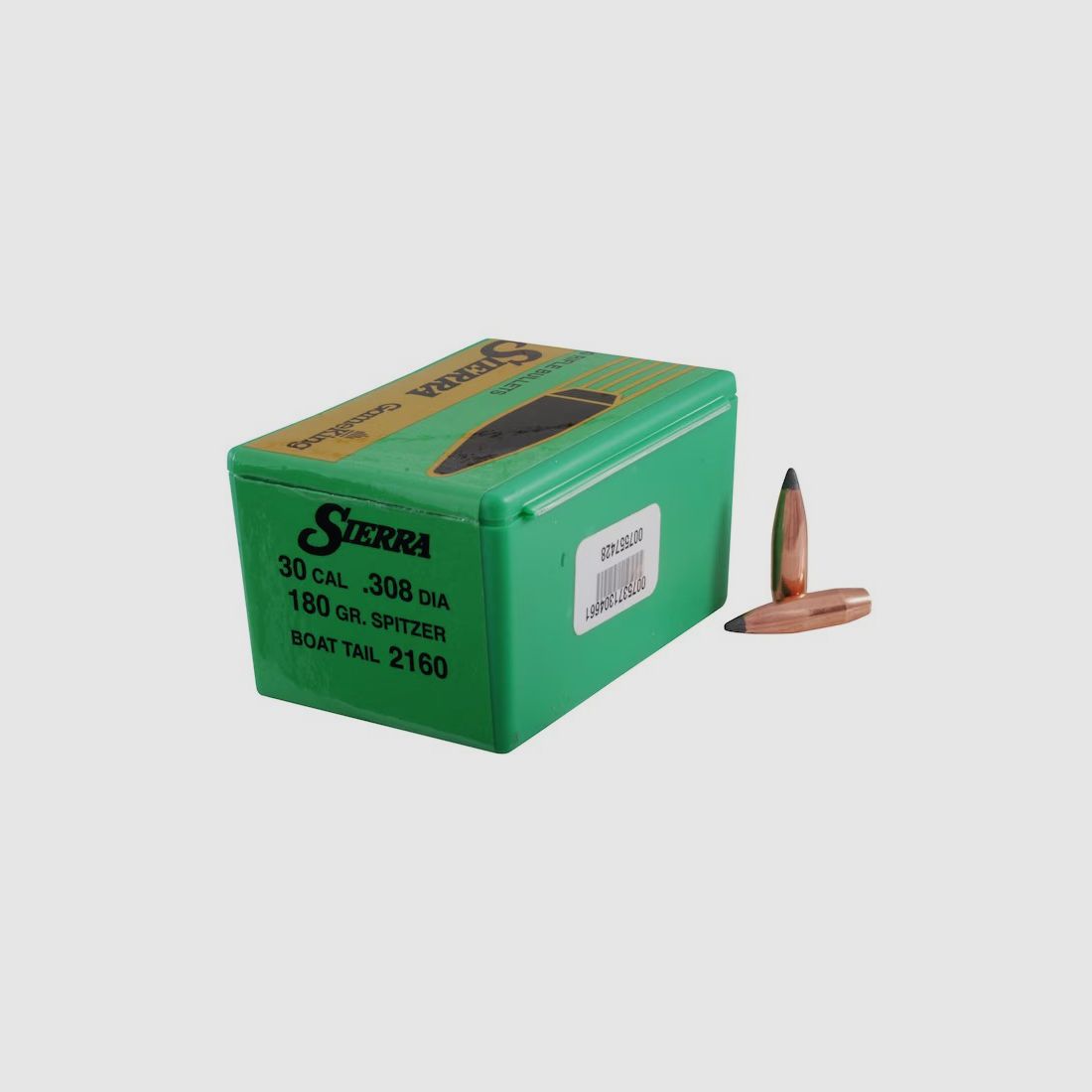 Bala Sierra .30/.308 180GR SBT 100 Piezas