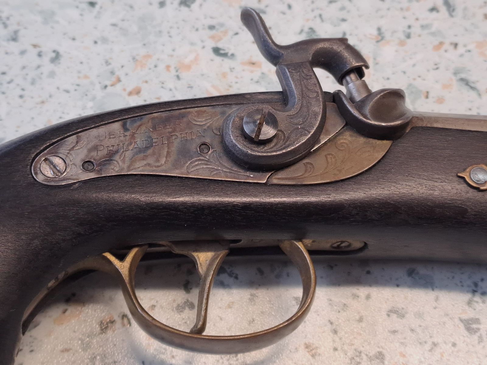 Philadelphia  Derringer Dikar .45  inklusive Original Beschusszertifikat