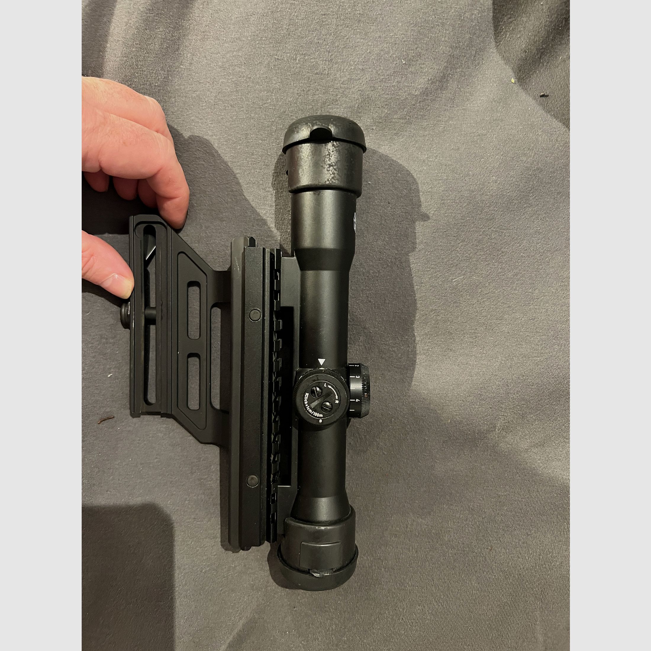 Hensoldt Fero Z24 – met Picatinny-montage en richtkijker verlichting (Geen Trijicon ACOQ, Leupold, EOTECH, Aimpoint, Steiner, Holosun, Elcan, Vortex,) voor SPORT & VERZAMELING