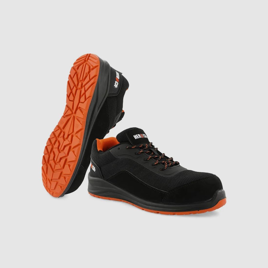 Chaussures de sécurité Leno - S1P SRC - Noir/Orange - Homme, image 9 sur 12