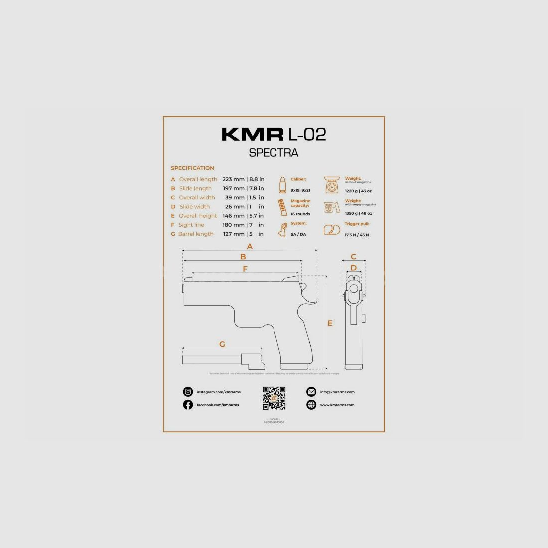 KMR L-02 SPECTRA O.R including MERKLE trigger tuning 9mm Luger, image 8 of 8