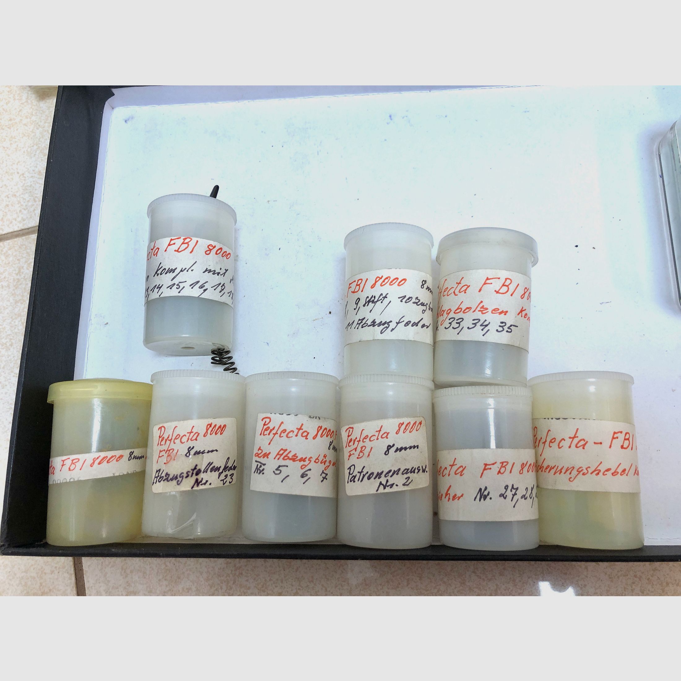 ••• #2 Ersatzteile - Reparatur-Konvolut für Schreckschusswaffen •••