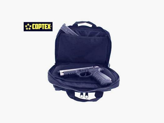 COPTEX Futteral f. Kurzwaffe Cordura f. 2 Kurzwaffen + Zub. 32x24cm COPTEX Black