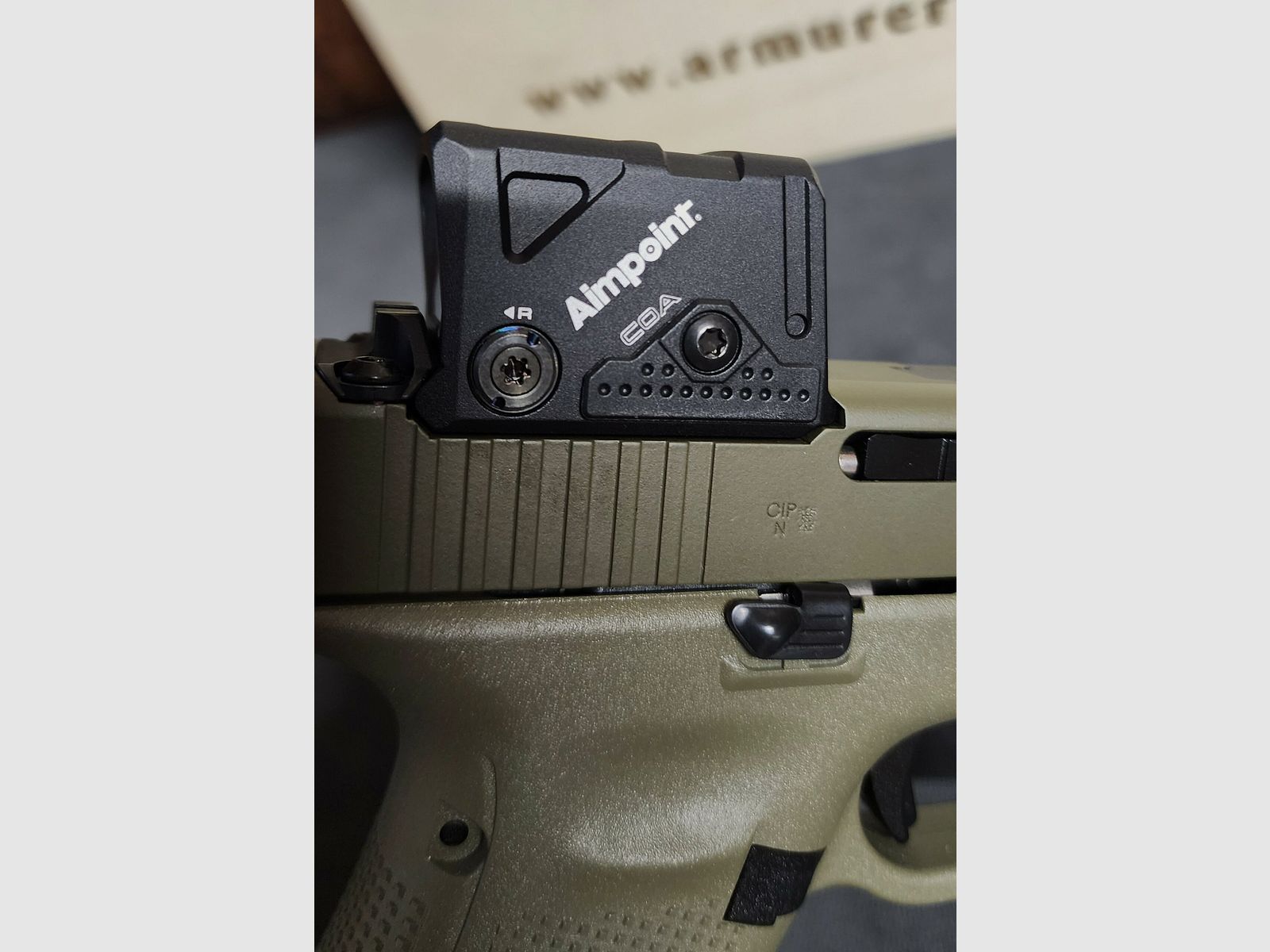 GLOCK 45 Gen5 FS MOS Fileté A-CUT Aimpoint COA Combo « Edition Hunter ODG » cal.9×19 (auf Bestellung), Bild 9 von 10