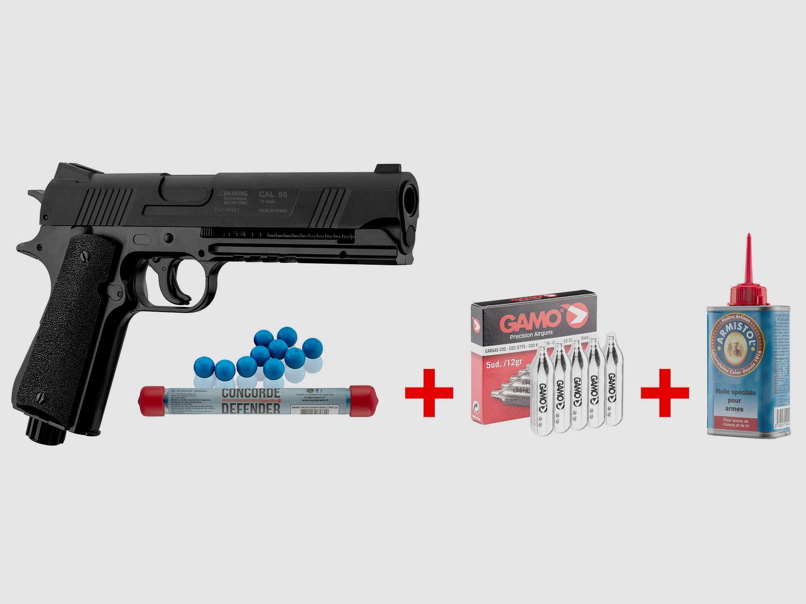 Pakiet Pistolet RAM Stronghold P7 Kal. .50 CO2, zdjęcie 2 z 10