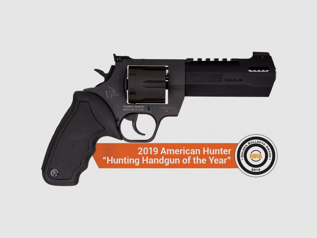 TAURUS RAGING HUNTER 44 MAG 5.1" BLACK PICATINNY + COMP, image 4 of 4