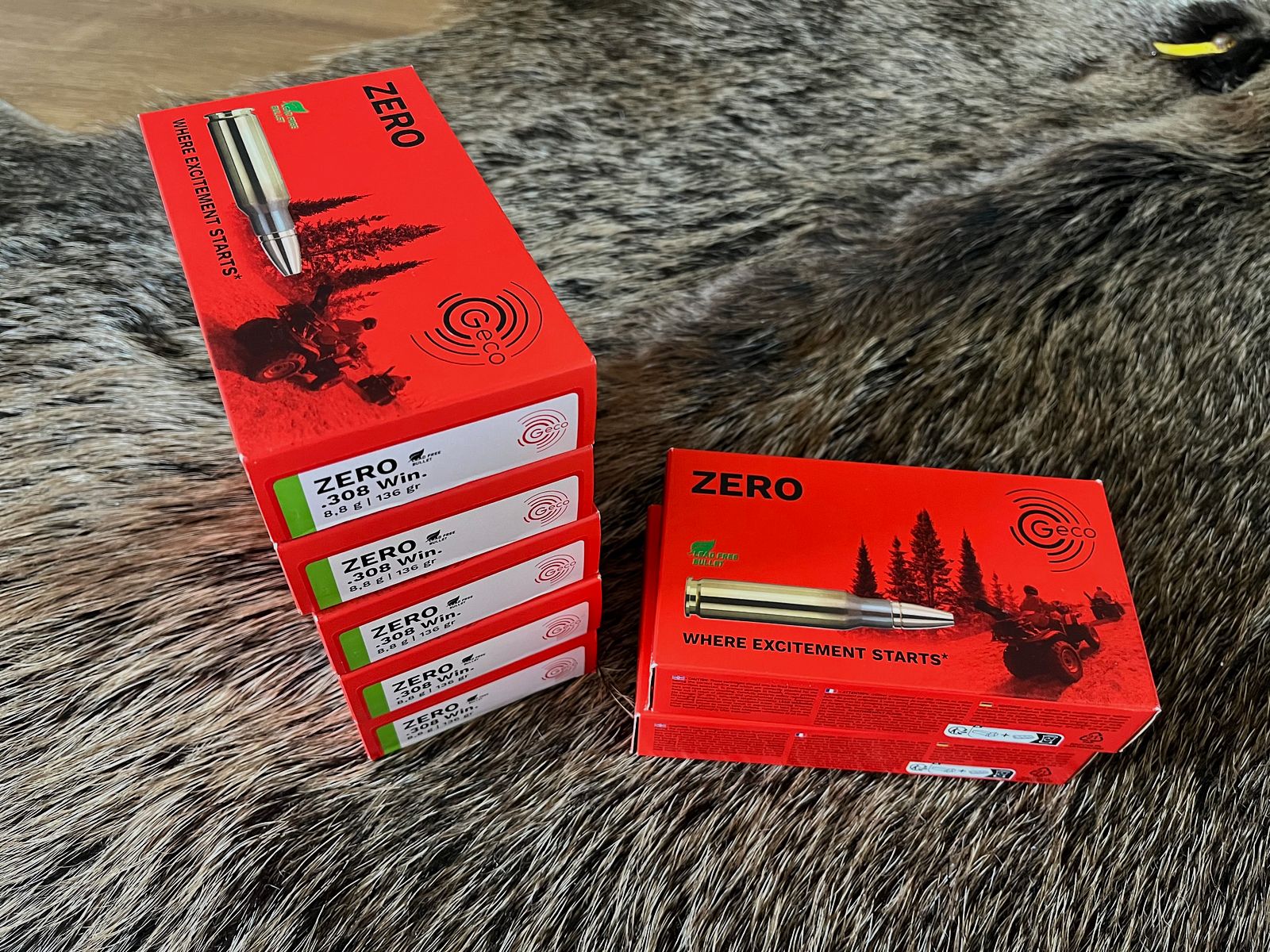 Munitie GECO Zero .308 Win.  ** 7 x 20 OVP **
