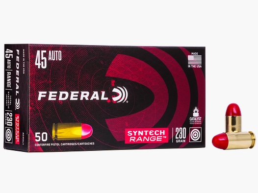 Federal Pistolenmunition American Eagle .45 Auto 14,90g Syntech Jacket Flat Nose