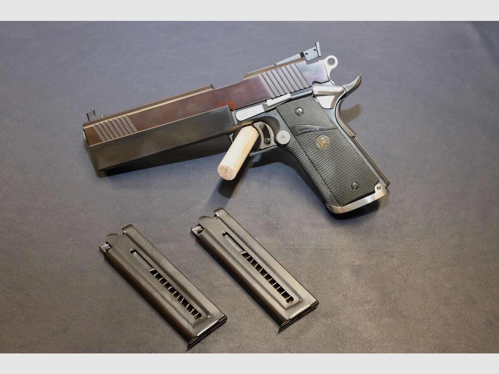 Obra maestra personalizada 1911 en calibre .38Special Wadcutter