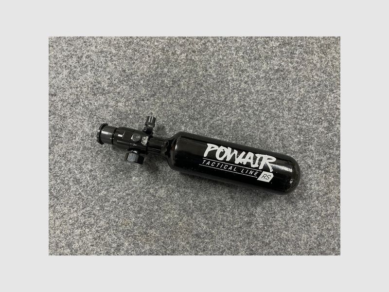 HP-Flasche, PowAir Tactical Line 0,23l, 300bar, m. Regulator