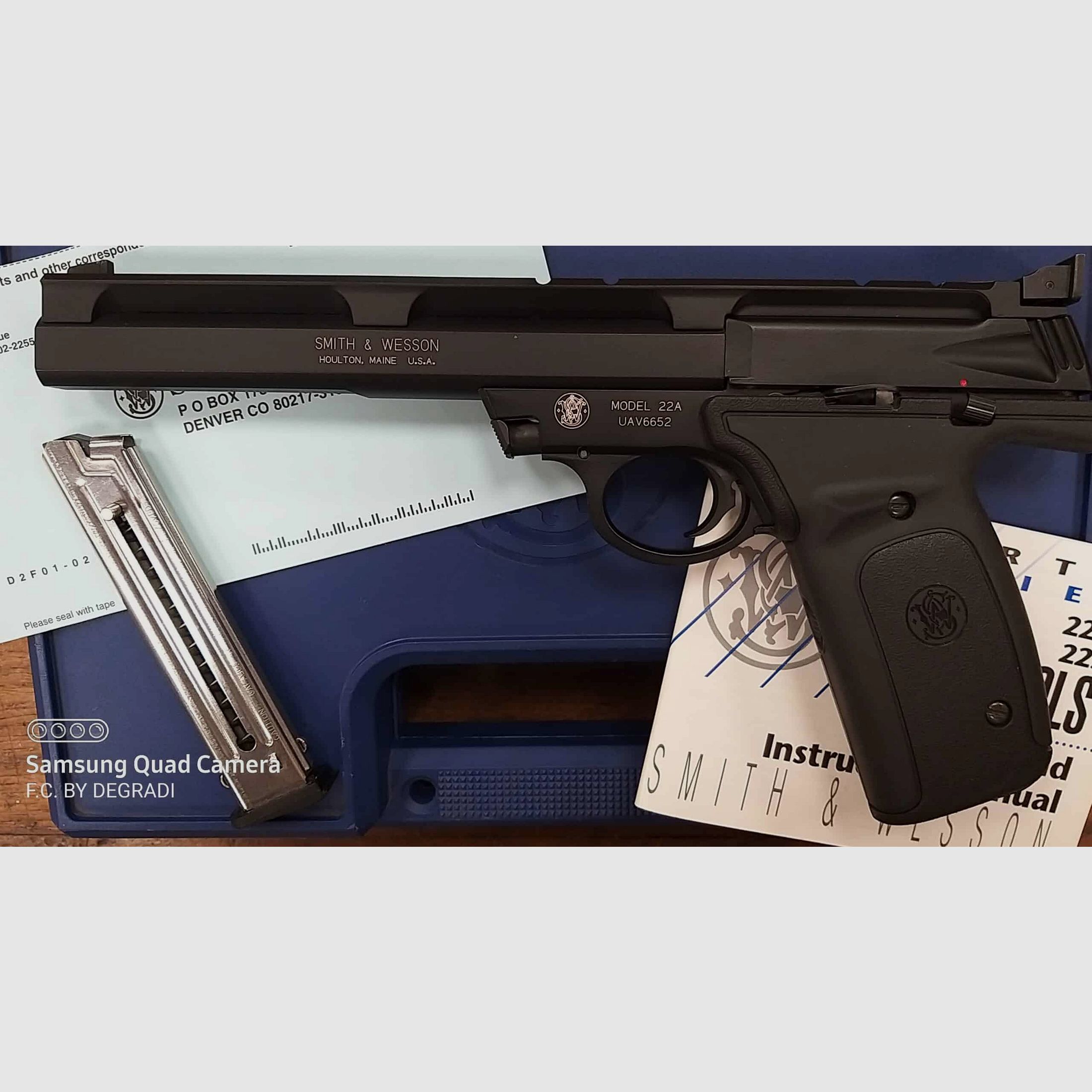 SMITH & WESSON 22A CALIBRO 22 LR, immagine 3 di 3