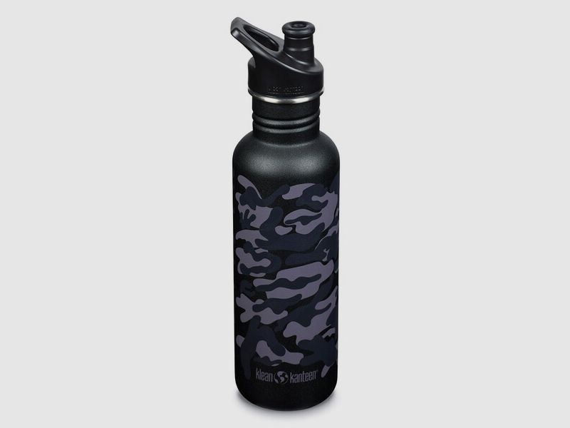 Klean Kanteen Trinkflasche tarn - einwandig - ca. 800 ml - Dark Camouflage