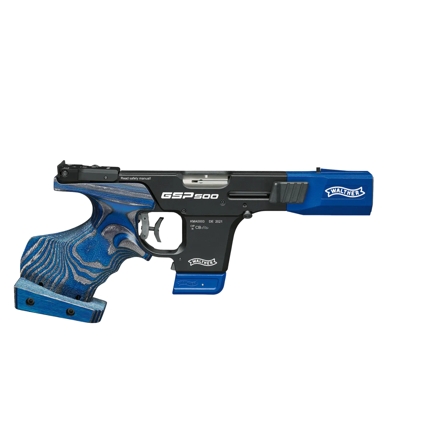 Pistolet sportowy Walther GSP500 Kaliber .22lr Mechaniczny spust, Rozmiar M Prawy