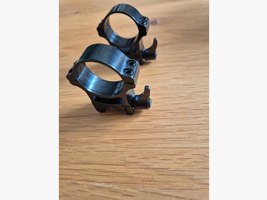 Quick-release scope rings