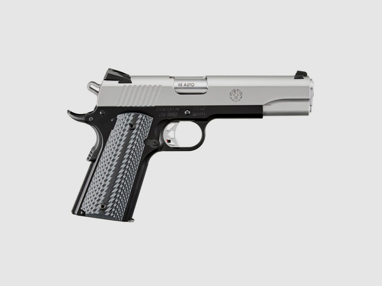 Ruger SR1911 LIGHTWEIGHT .45 AUTO 5"/12,7CM LOW-GLARE STAINLESS