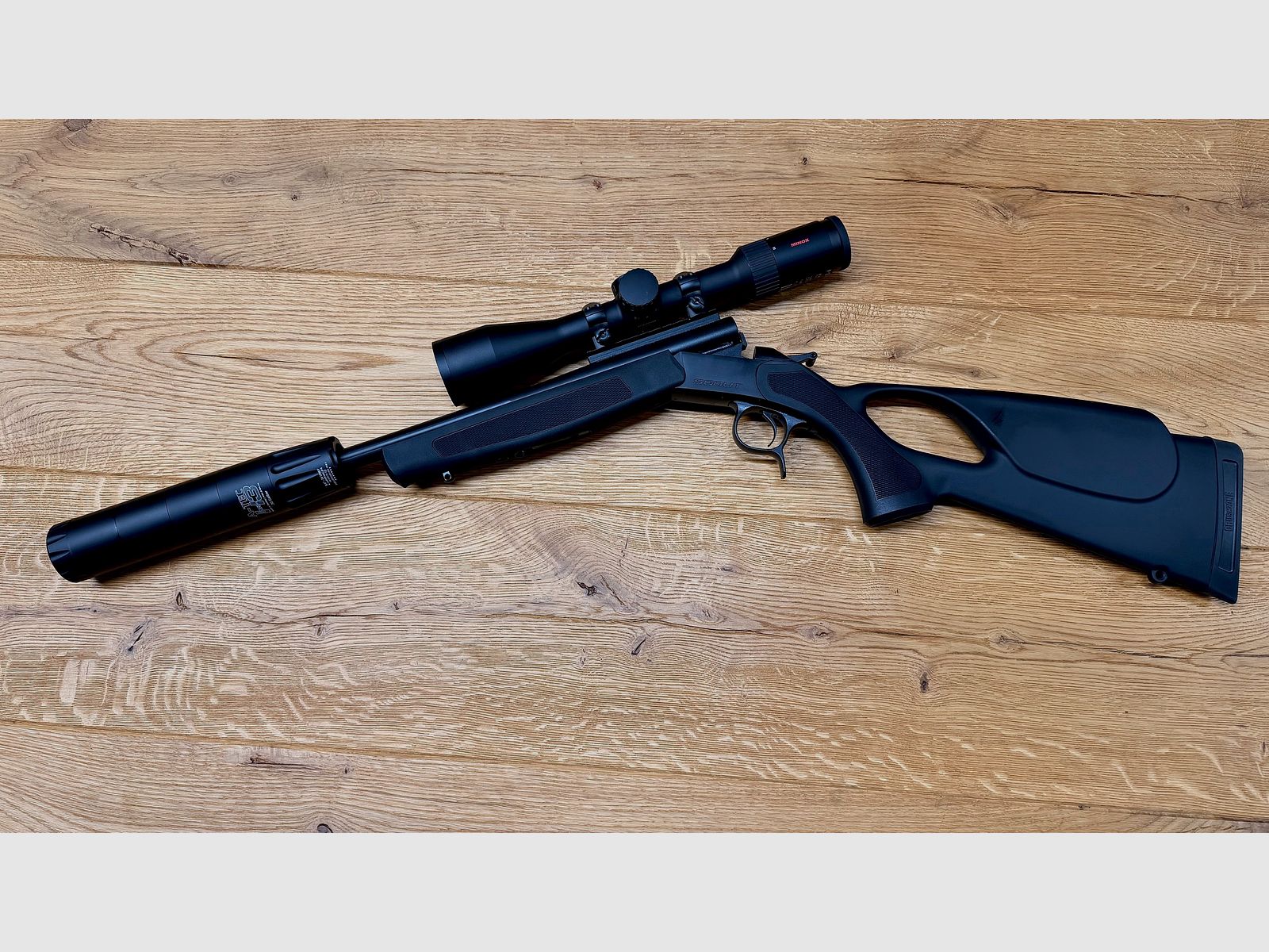 CVA Scout Karpersysteem Compleetset / LL 42cm / 5/8x24 / incl. Minox RS4 2,5-10x50 & A-Tec H3, afbeelding 7 van 9