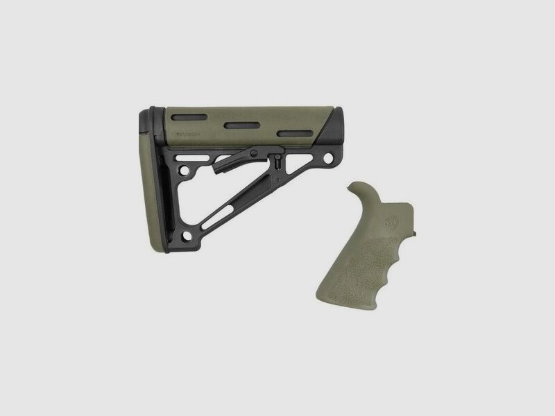 Schaft + Griff Hogue AR15 OMCB Mil-Spec | OD Green, Bild 3 von 9
