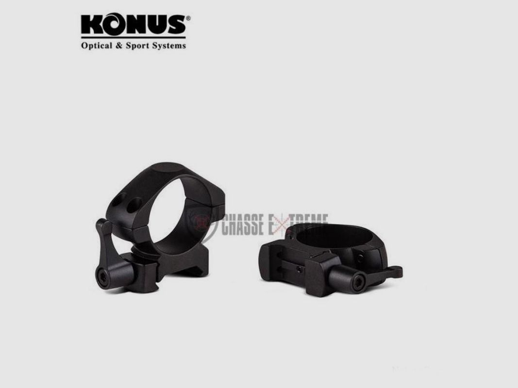 KONUS Schnellwechselringe Stahl 28mm Schiene 11mm