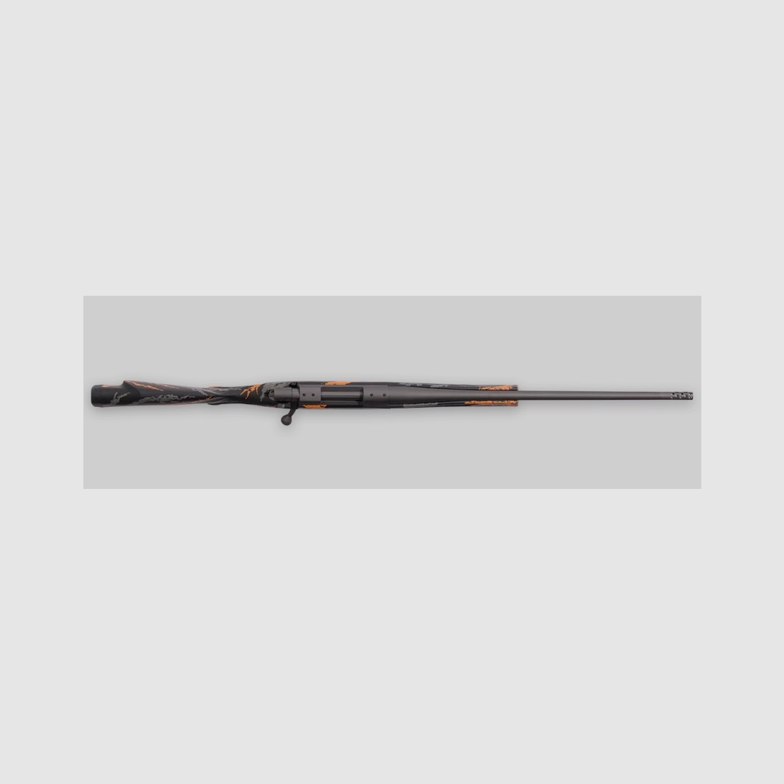 Weatherby Vanguard Compact Hunter .308 Win. 20"/51cm Schwarz/Orange 1/2"x28 Repetierbüchse inkl. Picatinnyschiene, Bild 4 von 4