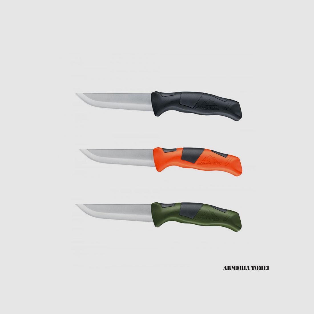 ALPINA SPORT – CUCHILLO ANCHO Negro/Naranja