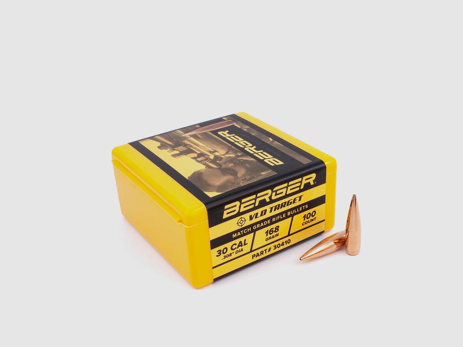 Berger Geschoss .30 VLD Target 168GR 100 Stück