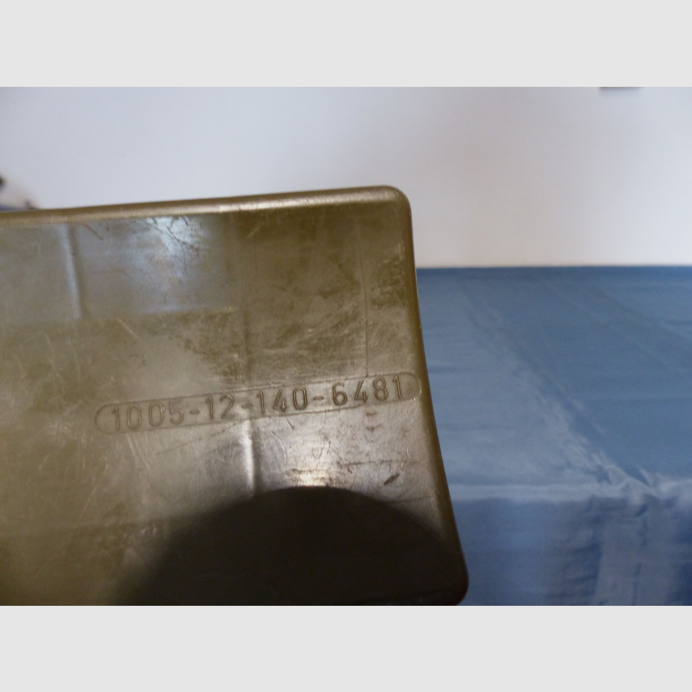 Bundeswehr BW 3 pieces of training ammunition cartridge projectiles blue G3 cleaning equipment 60s 70s