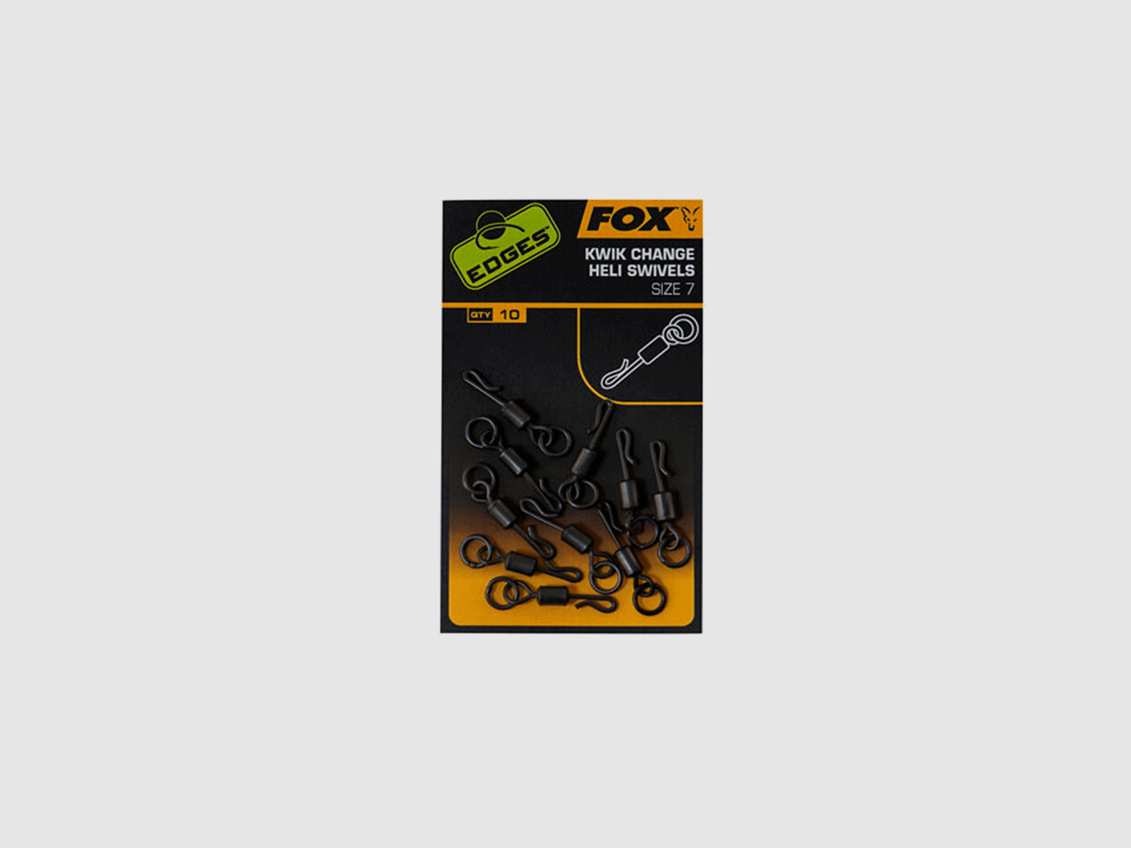 FOX – EDGES™ KWIK CHANGE HELI SWIVELS SIZE 7 (10 PCS), image 1 of 2
