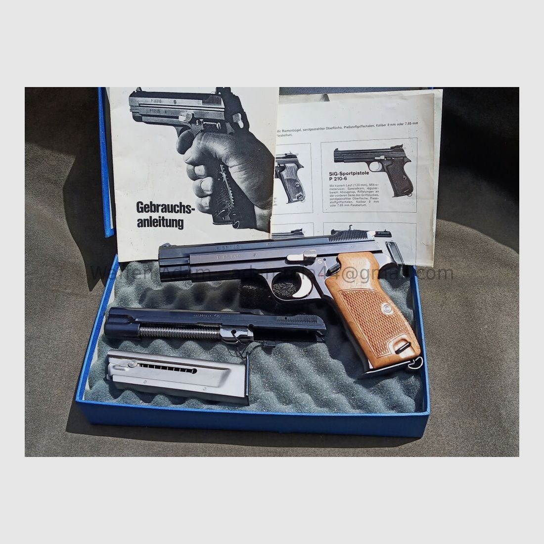 SIG M. 210-1 with interchangeable system and valid proof