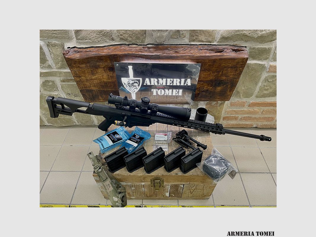 RIFLE – BARRETT MRAD CAL. 338 LAPUA MAG 26″ SMR BLK MIL-SMU, image 6 of 7