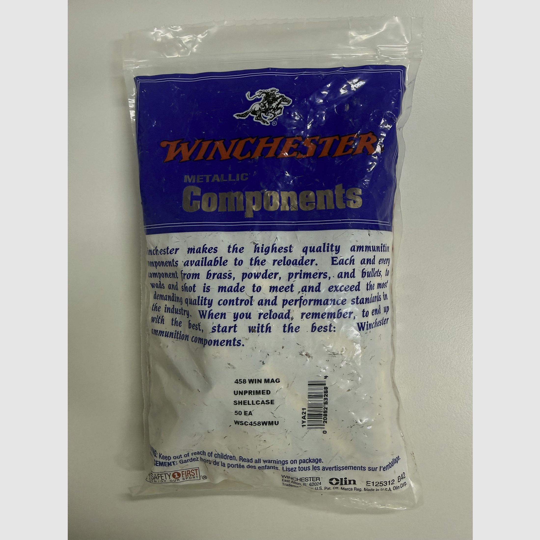 .458 Win Mag Winchester Hülsen im 50er Bulkpack