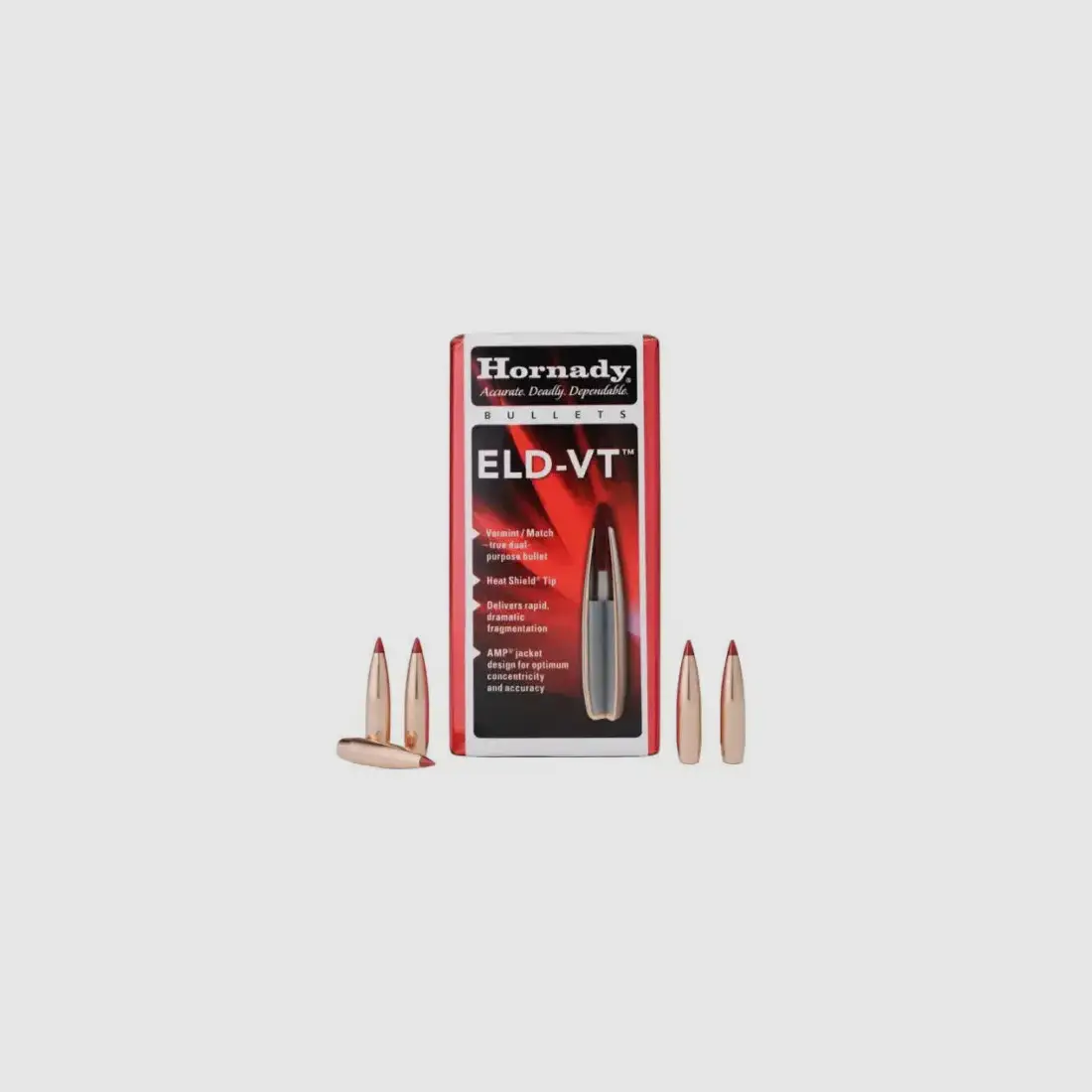 Geschosse Hornady 22 Cal .224 62gr ELD-VT™ 22762, Bild 3 von 3